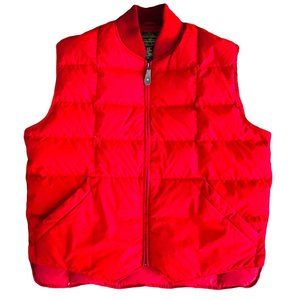 Eddie Bauer Red Goose Down Quilted Vest